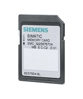 Siemens 6ES7954-8LC03-0AA0 SIMATIC S7 memory card for S7-1x00 CPU, 3.3V Flash, 4MB, front view